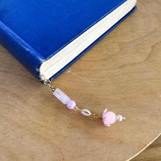 Pink Quarts Charming Bookmark